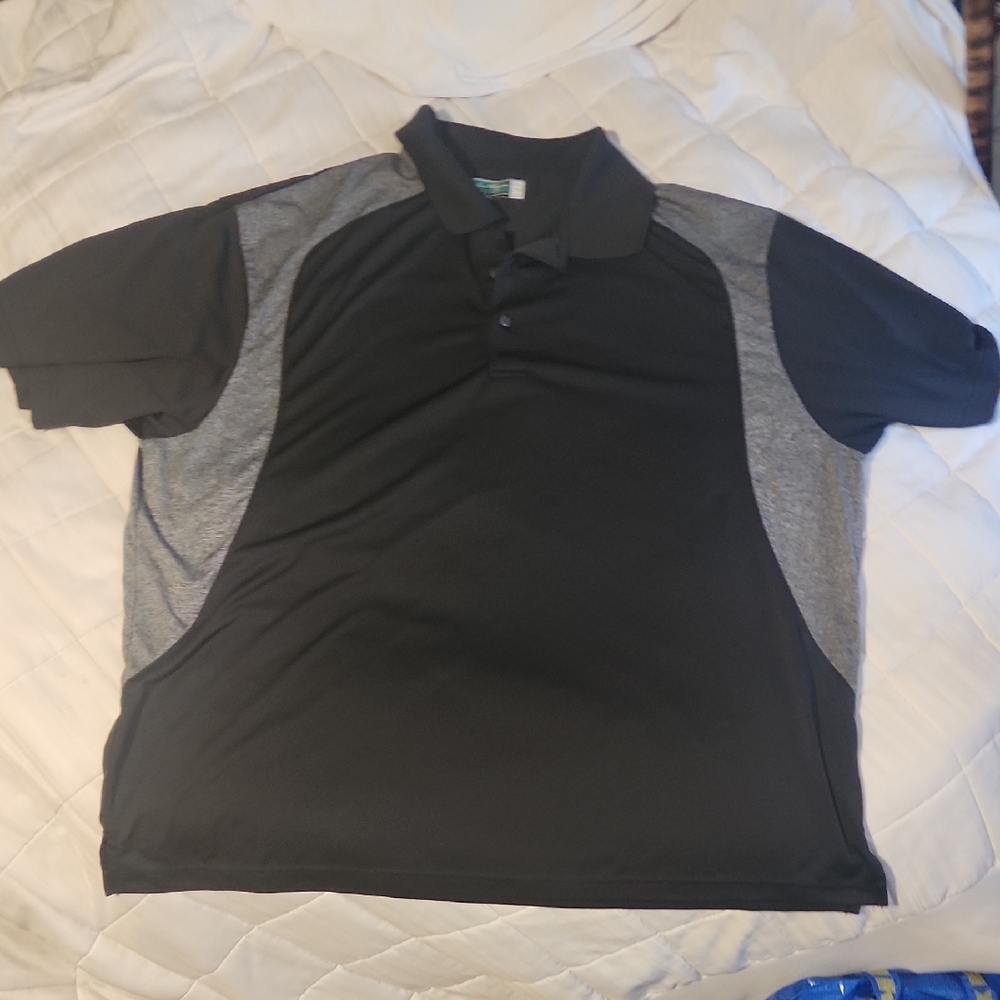 Hogan Black and Gray Men's Polo Shirt